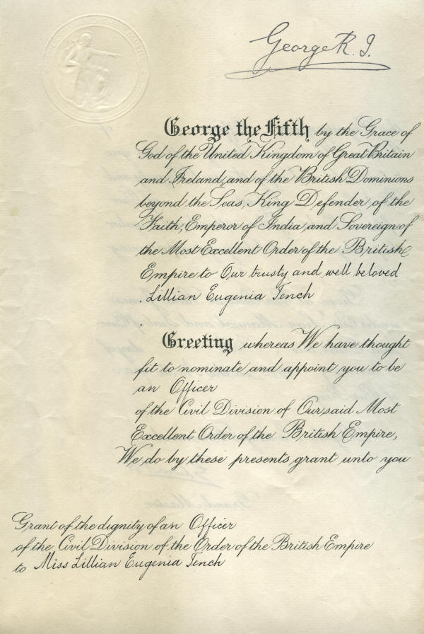 Document signed by King Edward VIII as Prince of Wales